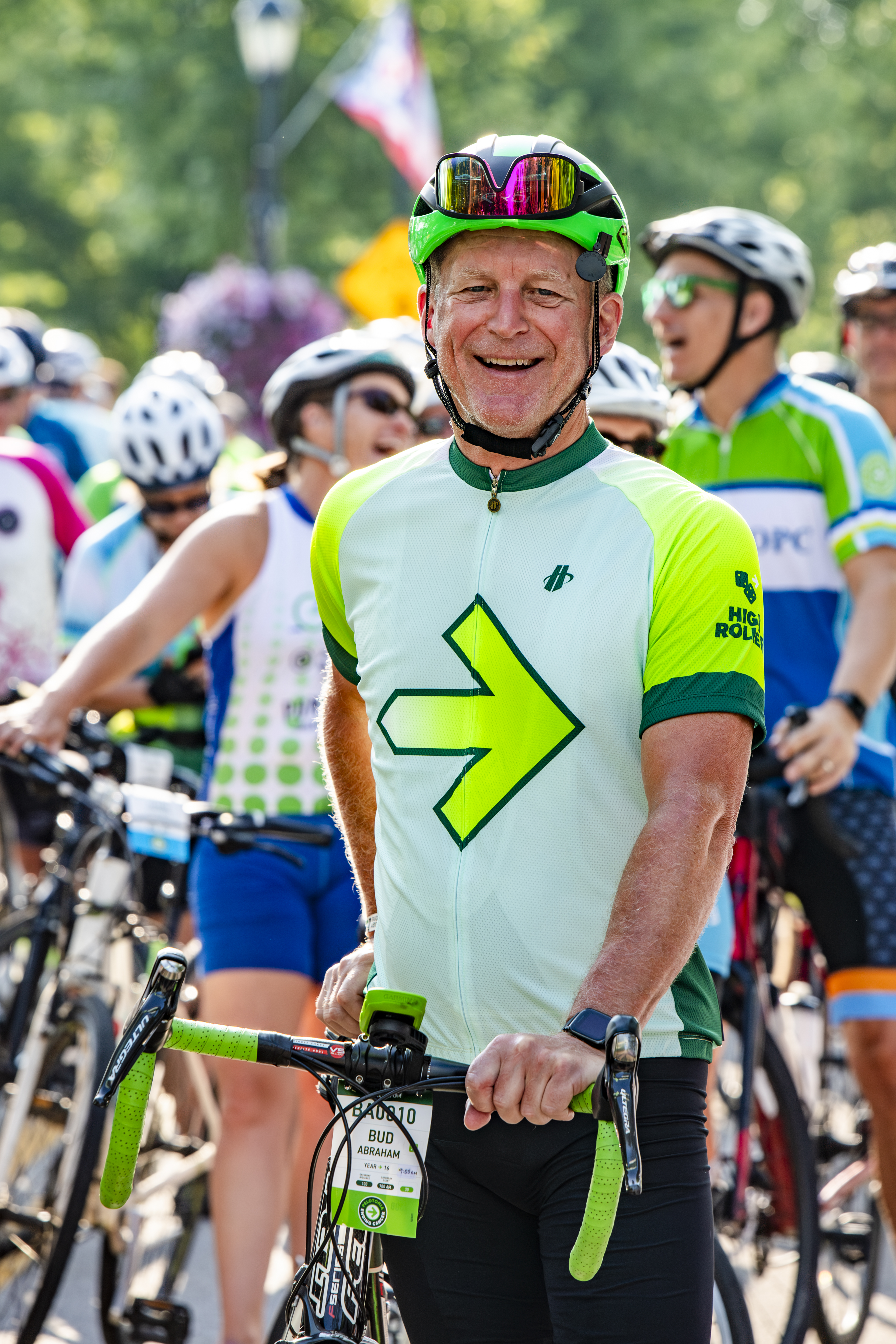 Pelotonia rider